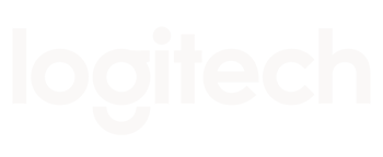 Een logo van Logitech